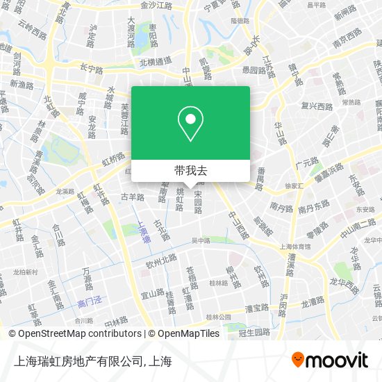 上海瑞虹房地产有限公司地图