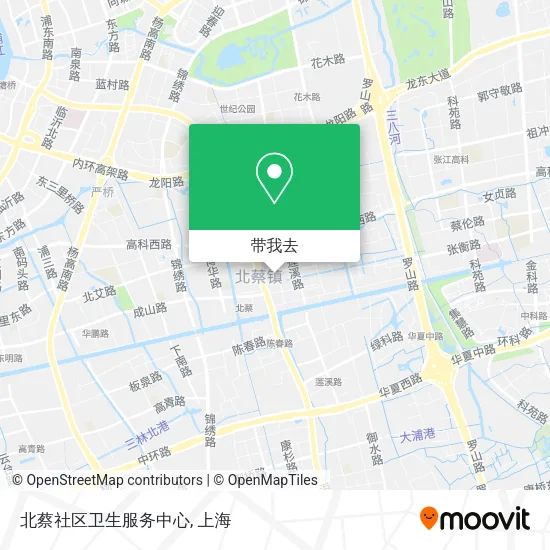 北蔡社区卫生服务中心地图