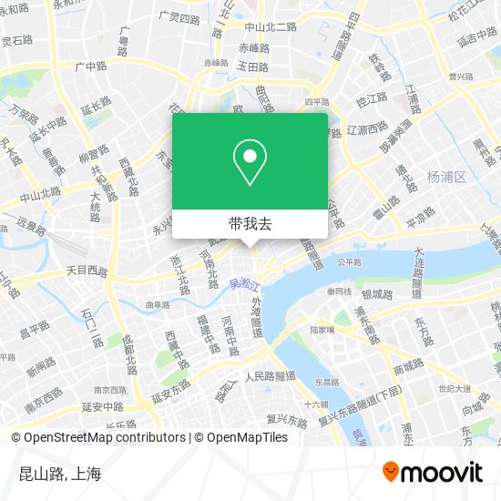 昆山路地图