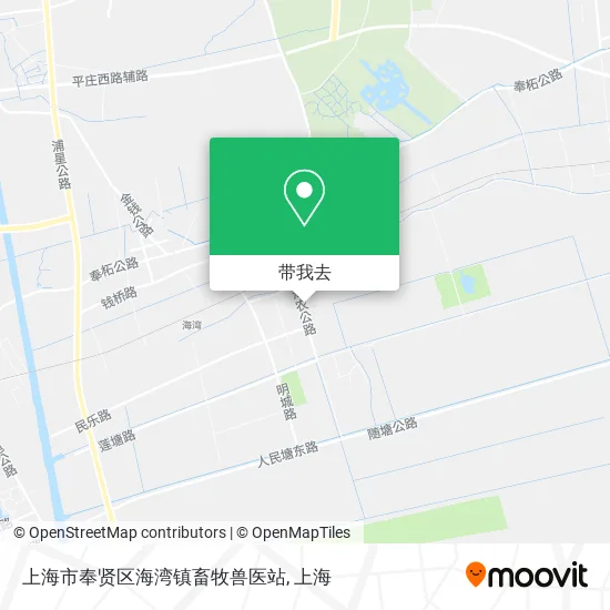 上海市奉贤区海湾镇畜牧兽医站地图