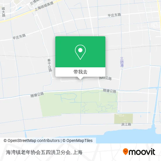 海湾镇老年协会五四洪卫分会地图