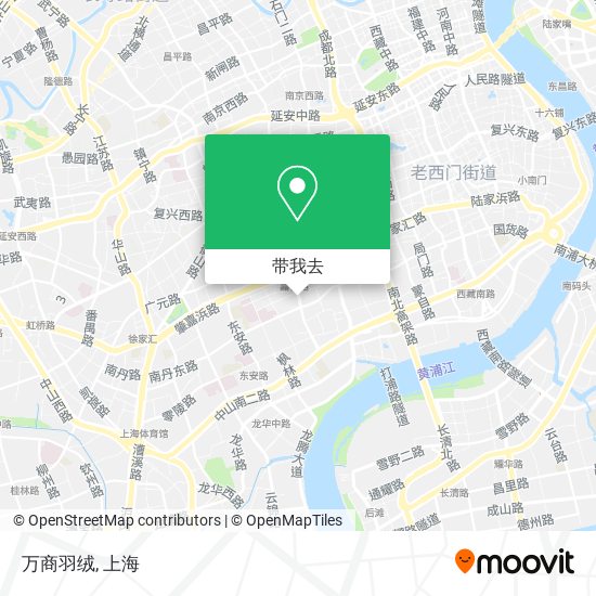 万商羽绒地图