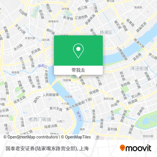 国泰君安证券(陆家嘴东路营业部)地图