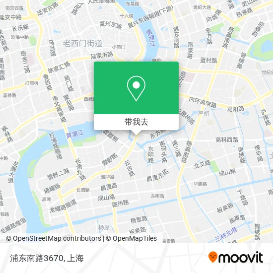 浦东南路3670地图