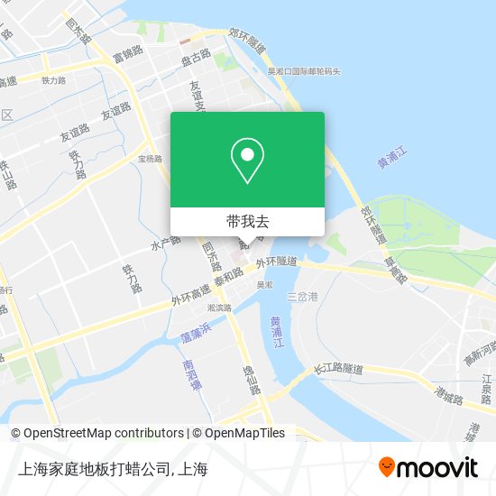 上海家庭地板打蜡公司地图