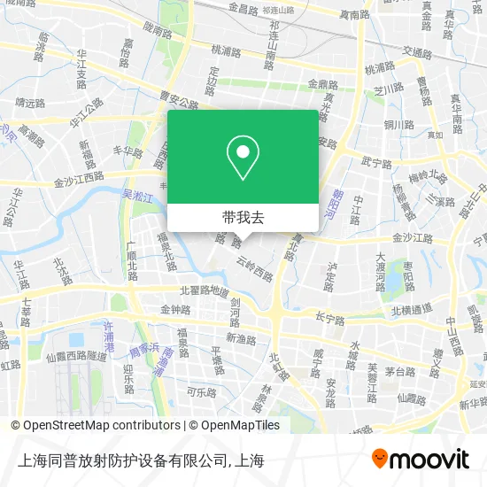 上海同普放射防护设备有限公司地图