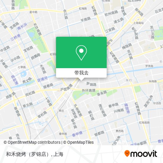 和禾烧烤（罗锦店）地图