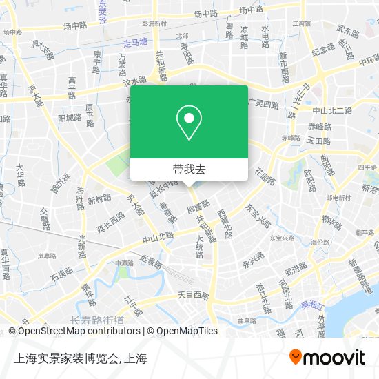 上海实景家装博览会地图