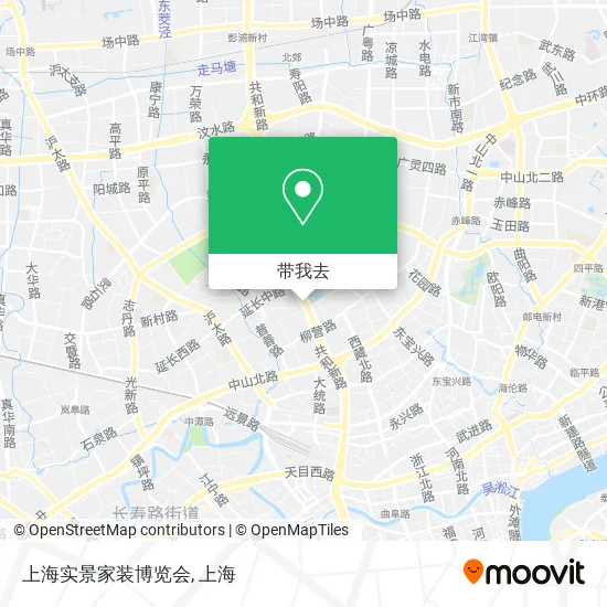 上海实景家装博览会地图