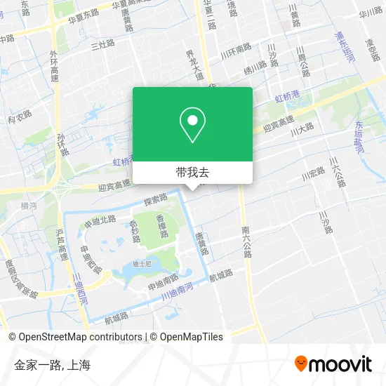 金家一路地图