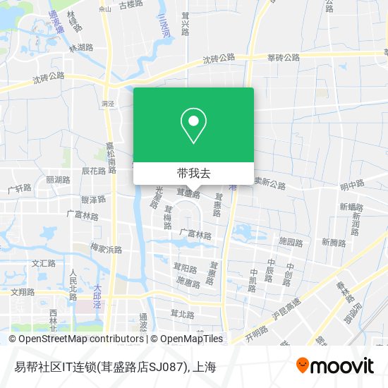 易帮社区IT连锁(茸盛路店SJ087)地图