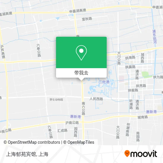 上海郁苑宾馆地图