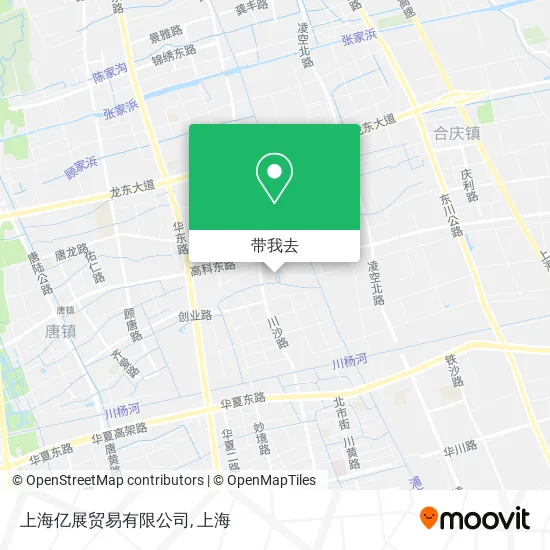 上海亿展贸易有限公司地图