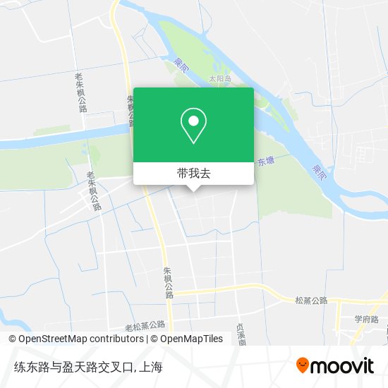 练东路与盈天路交叉口地图