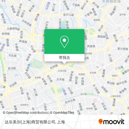 达乐美尔(上海)商贸有限公司地图