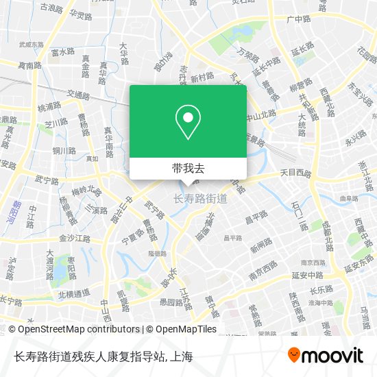 长寿路街道残疾人康复指导站地图