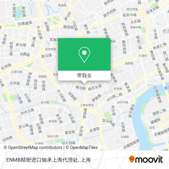 ENMB精密进口轴承上海代理处地图