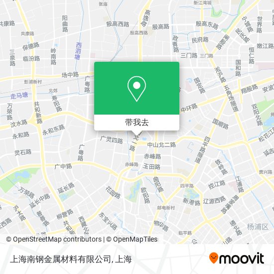 上海南钢金属材料有限公司地图
