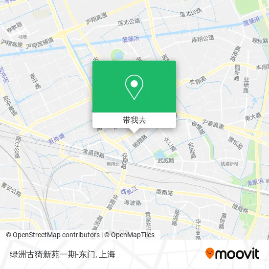 绿洲古猗新苑一期-东门地图
