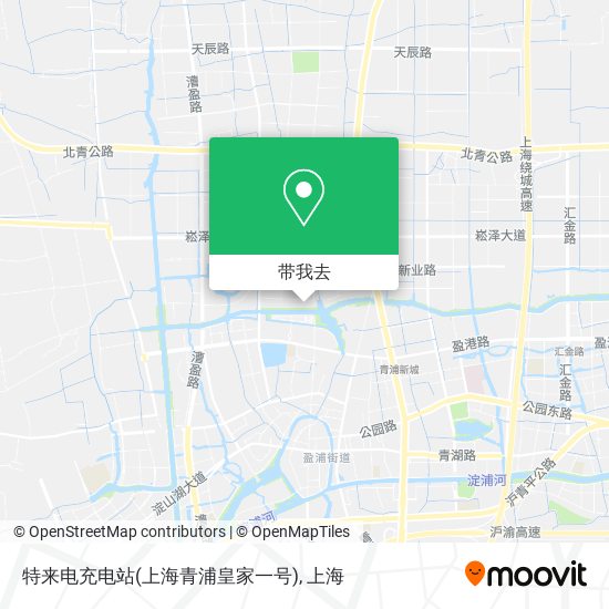 特来电充电站(上海青浦皇家一号)地图