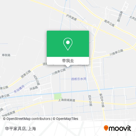 华平家具店地图