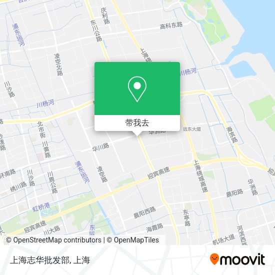 上海志华批发部地图