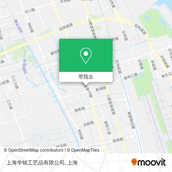 上海华铭工艺品有限公司地图