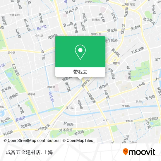 成富五金建材店地图