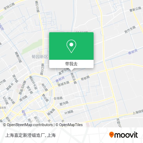 上海嘉定新澄锻造厂地图