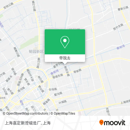 上海嘉定新澄锻造厂地图