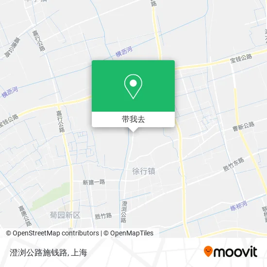 澄浏公路施钱路地图