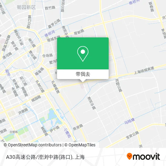 A30高速公路/澄浏中路(路口)地图
