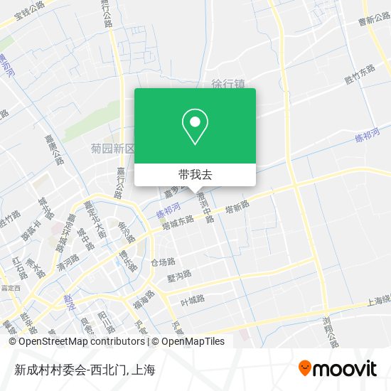 新成村村委会-西北门地图