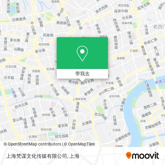 上海梵谋文化传媒有限公司地图