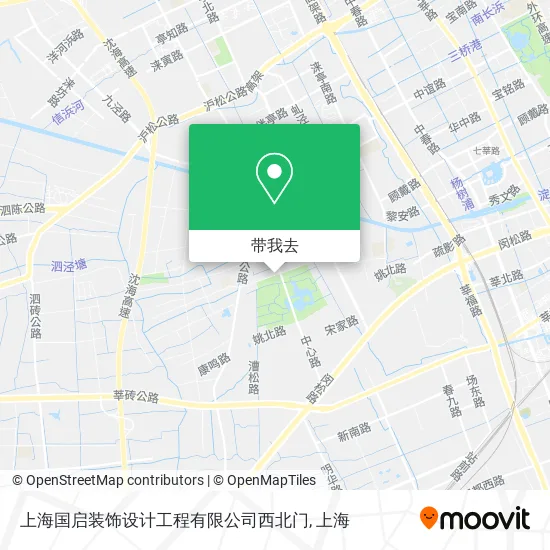 上海国启装饰设计工程有限公司西北门地图