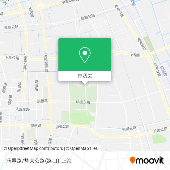 滴翠路/盐大公路(路口)地图