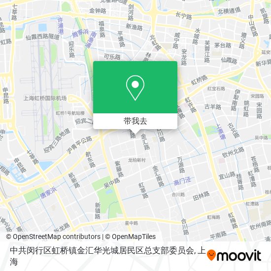 中共闵行区虹桥镇金汇华光城居民区总支部委员会地图