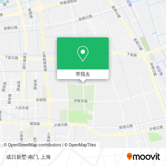 成日新墅-南门地图
