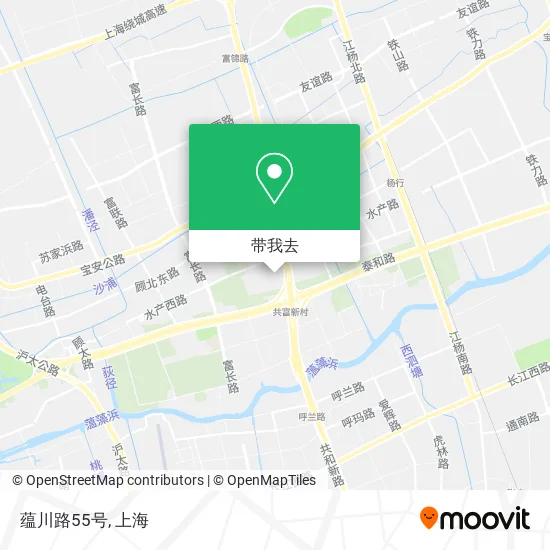 蕴川路55号地图