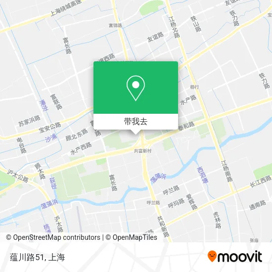 蕴川路51地图