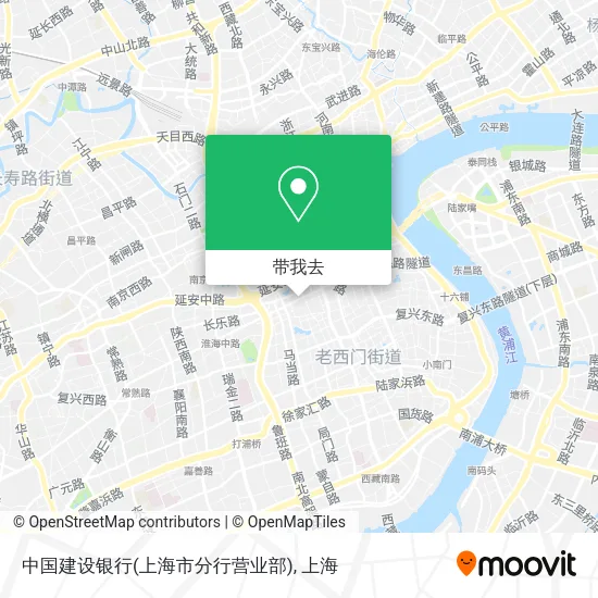 中国建设银行(上海市分行营业部)地图