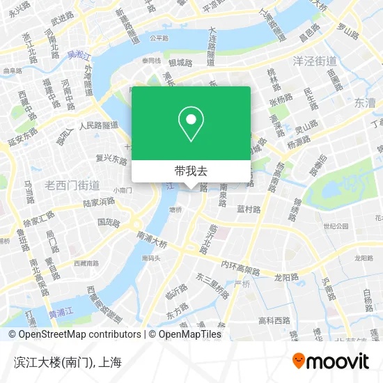 滨江大楼(南门)地图