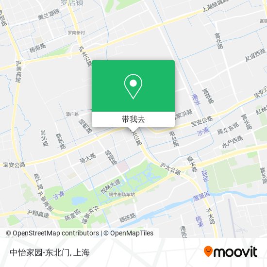 中怡家园-东北门地图