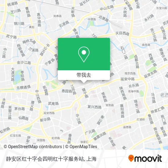 静安区红十字会四明红十字服务站地图