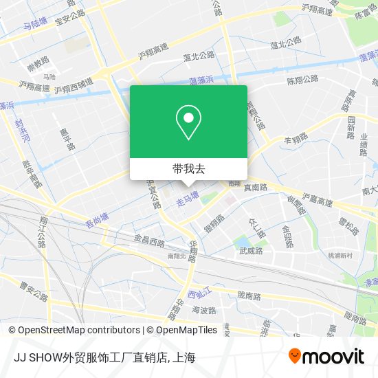 JJ SHOW外贸服饰工厂直销店地图