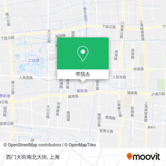 西门大街南北大街地图
