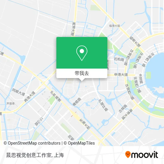 晨思视觉创意工作室地图