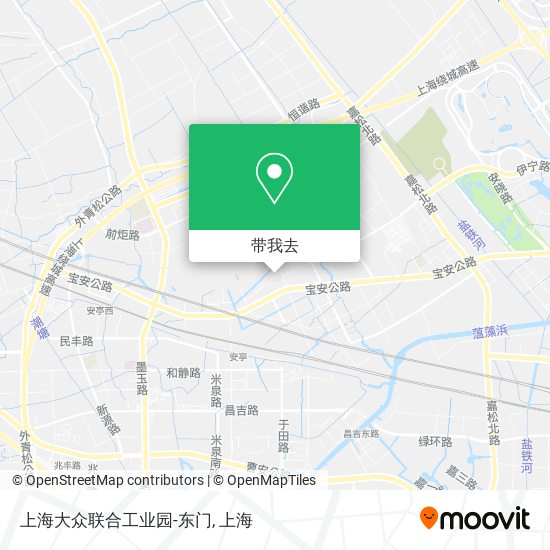 上海大众联合工业园-东门地图