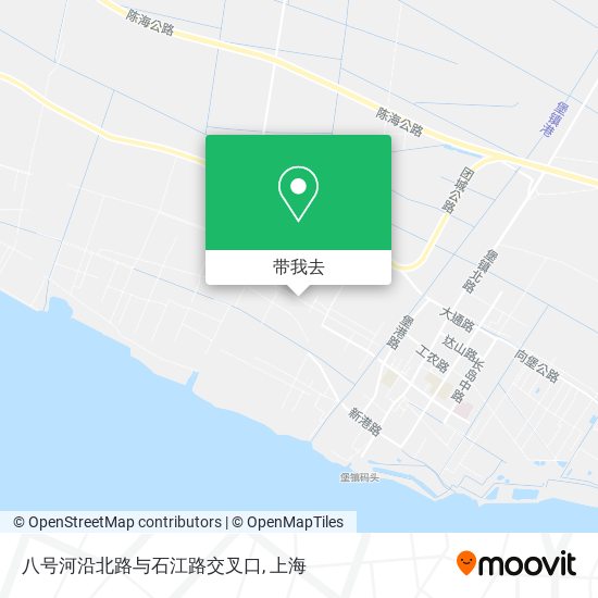 八号河沿北路与石江路交叉口地图