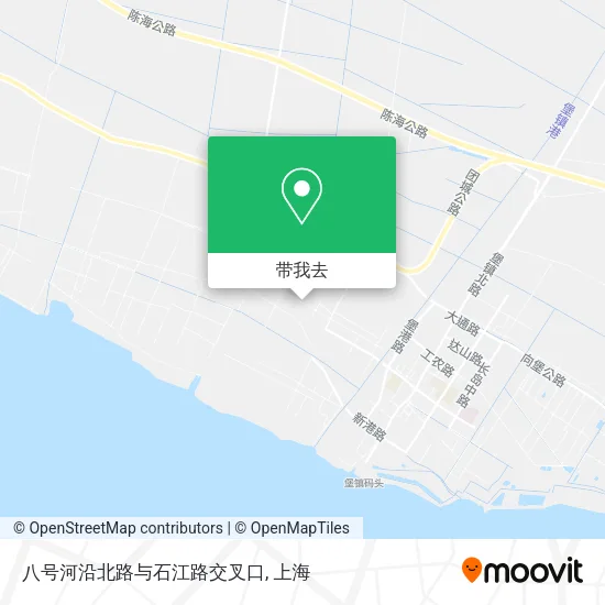 八号河沿北路与石江路交叉口地图